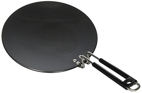 Vinod HA265 26.5cm Black Pearl Concave Hard Anodized Tawa, 10-Inch