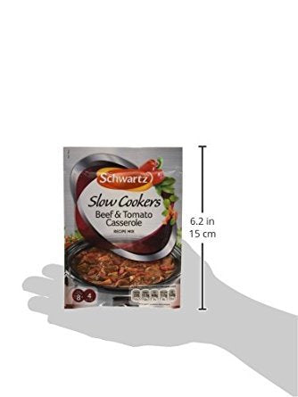 Schwartz Slow Cookers Beef and Tomato Casserole Recipe Mix, 40g