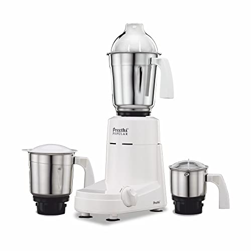 Preethi Popular MG 142 750-Watt Mixer Grinder with 3 Jars