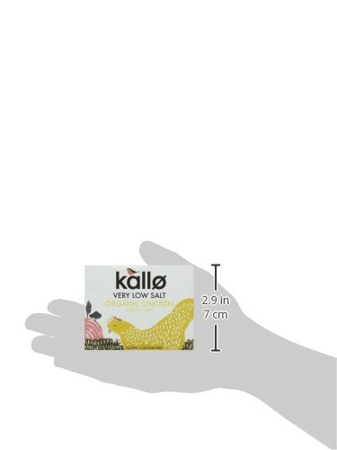 Kallo Organic Very Low Salt Chicken 6 Stock Cubes, 48g