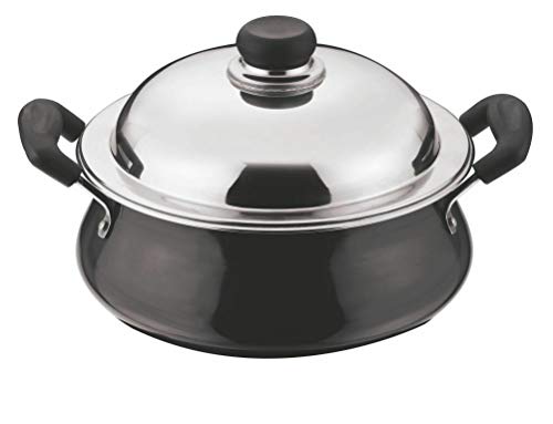 Pearl Hard Anodised Induction Handi with Stainless Steel Lid (Capecity: 3 LTR | Junior)