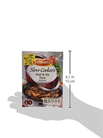 Schwartz Beef & Ale Stew Slow Cookers Recipe Mix, 43g