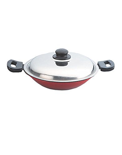 Anantha Non-Stick Appachetty with Lid, 20cm