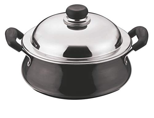 VINOD Handi with lid and induction Base (Vinod Handi Large 6.5 Ltrs)