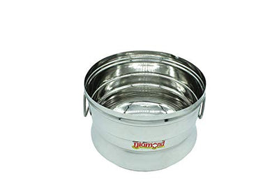 Diamond Stainless Steel Idly Pot Making 21 Idli / 20 Mini Idli / 1 Steamer Plate with Dhokla