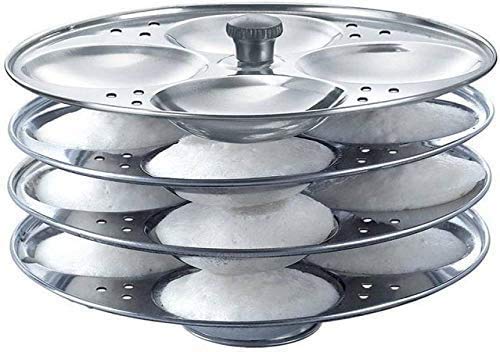 Indian Idli (Rice Cake) Steamer - 4 Tray