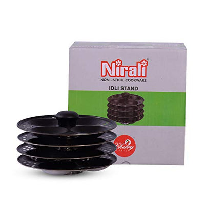 Nirali nonstick Idli (Steamed Rice Cake) Stand with 4 Plates Makes 16 idli's