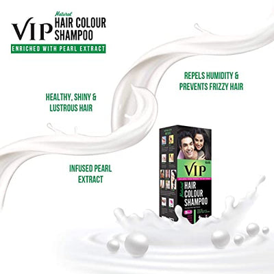 VIP 3 in 1 Hair Color Shampoo (180 ml)