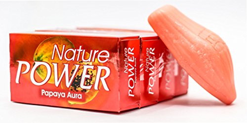 Nature Power Papaya Aura Soap (4 Pieces X 125 g)