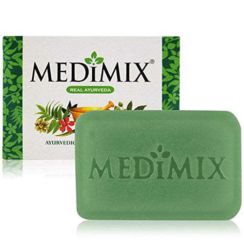 Ayurvedic soap 125 gr at 18 plants, to treat acne, body odor and skin infections (set of 3 soaps)