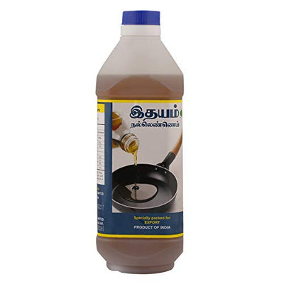 Idhayam Sesame Oil (Gingelly Oil) 1L (Pack of 1)