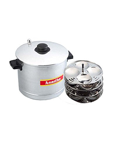 Anantha Stainless steel Idli maker,4 Plates