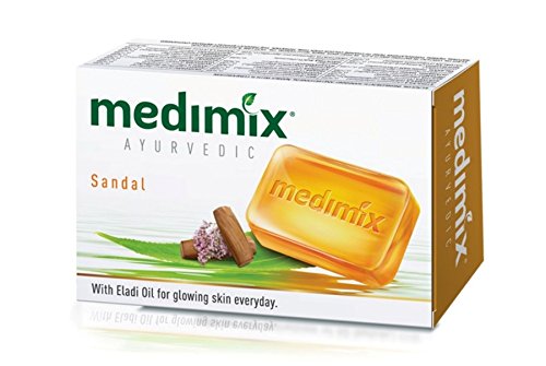 MEDIMIX Herbal Ayurvedic Soap With 18 Herbs Healthy Skin 75g. /(3pcs. With sandal and eladi oils)