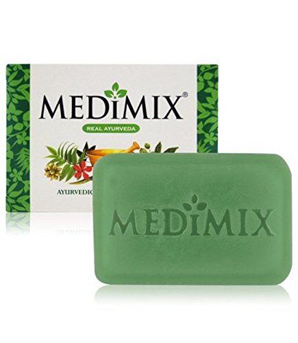 10 MEDIMIX Savon ayurvedique 75 Grammes avec les extraits de 18 herbes puissantes protége contre le probléme de peau, bouton d&