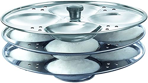 SNS 3 Rack Idli Stand, Stainless Steel Idli Maker Steamer Stand, Idli plates Maker