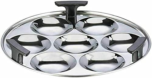 Vinod Hard Anodised Multi Kadai with Idli, Dhokla and Patra Plates Induction Base Idli Maker Dhokla Maker Patra Maker Multi Steamer