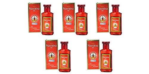 5 x Himani Navratna Oil - 100ml - Relief, Relaxation, Rejuvenation by Emami