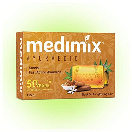 Medimix Soap With Sandal And Eladi Oils Effective For Skin Blemishes 75 gm by Medimix