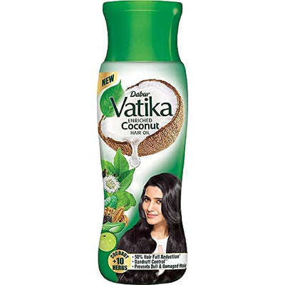 Vatika Naturals Coconut Enriched Hair Oil 300ml Natural care With the enrichment of Coconut For voluminous and thick hair