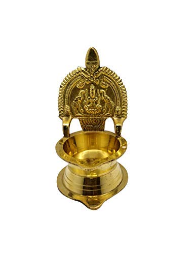 SataanReaper Presents Ashtalakshmi Vilakku/Diya/Lamp Pure Brass 