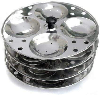 Indian Idli (Rice Cake) Steamer - 4 Tray