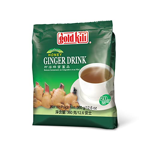 Gold Kili Instant Honey Ginger Drink 360g (20 Sachets)