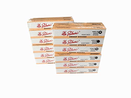 PADMINI Dhoop Sticks - King Size 10 Dhoops Per Box (48)