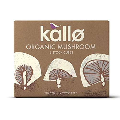 Kallo Mushroom Stock Cubes Organic, 66 g