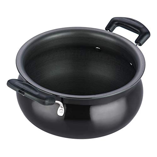 Vinod Hard Anodised Handi with Lid, 5 Years Guarantee (2Litre)