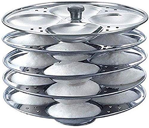 Khandekar Stainless Steel 6-Rack Idli Stand