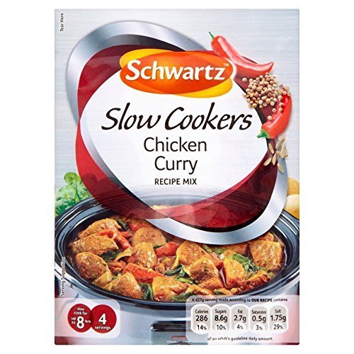 Schwartz Slow Cookers Chicken Curry Recipe Mix (40g) by Schwartz