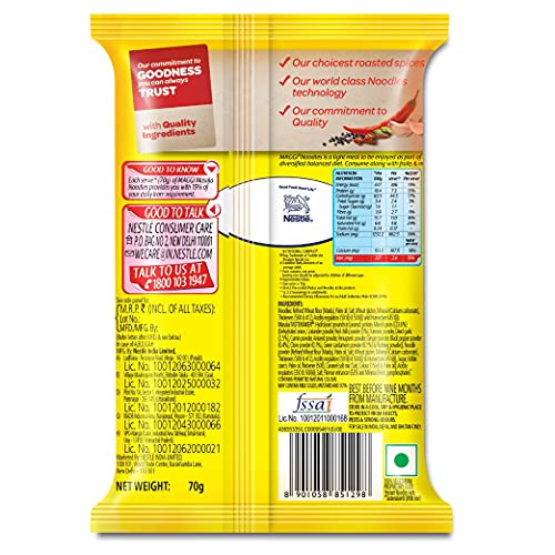 Set of 16 Packets of 2-min Maggi Masala Noodles (16 x 70g)