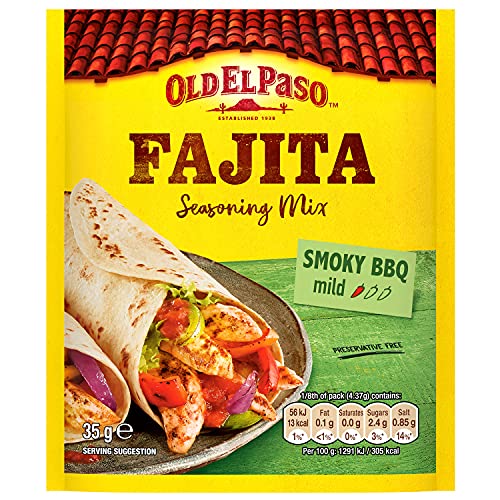 Old El Paso Mexican Smoky BBQ Fajita Seasoning Mix, 35g