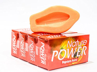 Nature Power Papaya Aura Soap (4 Pieces X 125 g)