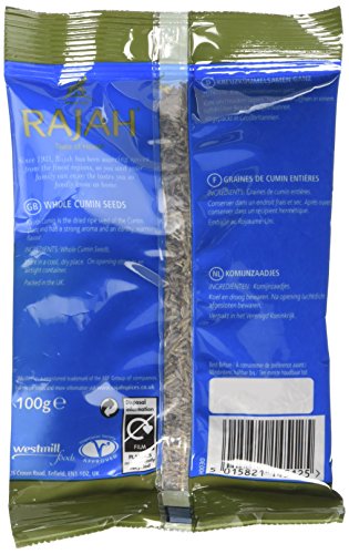 Rajah Jeera Whole Cumin Seeds, 100g