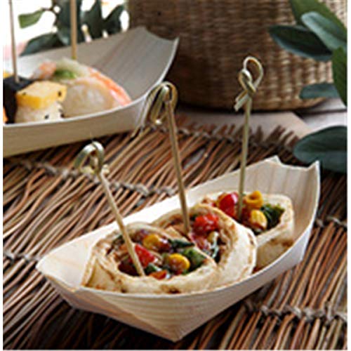 50 Small Biodegradable Finger Food Party Bowls - Sushi