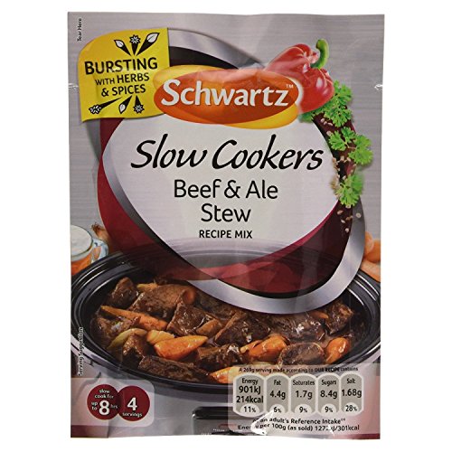 Schwartz Beef & Ale Stew Slow Cookers Recipe Mix, 43g