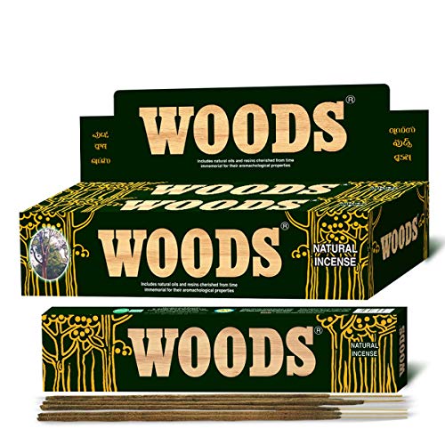 Giftbrit Premium Woods Hand Crafted Incense Sticks 12 Pack x 20 gm