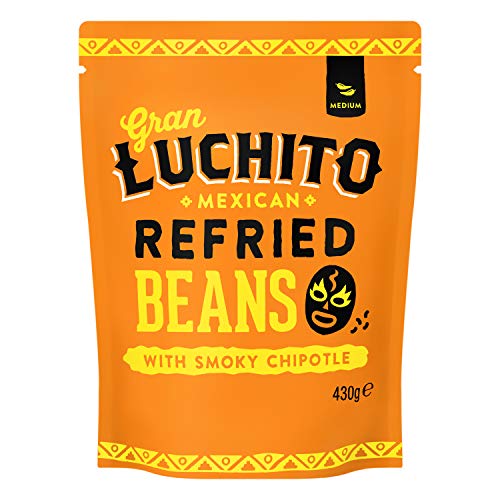 Gran Luchito Mexican Chipotle Refried Beans, 430g