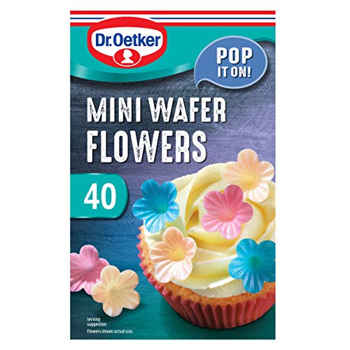 Dr. Oetker Mini Wafer Flowers, Pack of 40