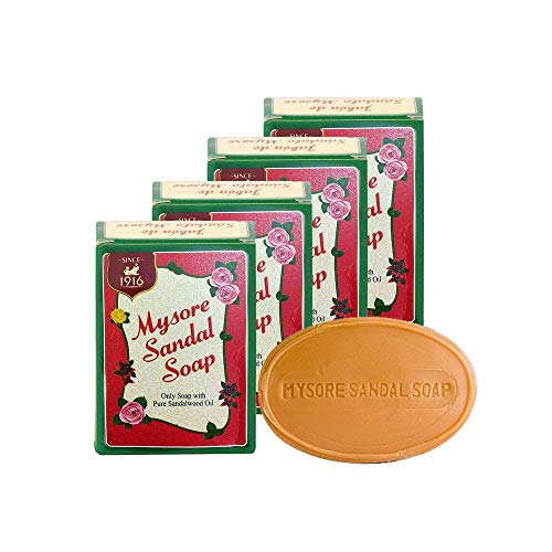 Mysore Sandal Soaps Pack Of 4 -75 Gr. Bars