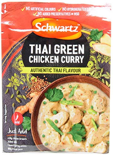 Schwartz Packet Sauce Range (Thai Green Chicken Curry 3 x 41g)