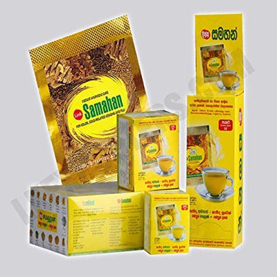 SAMAHAN Ayurvedic Ceylon Herbal Tea, 50 Pack