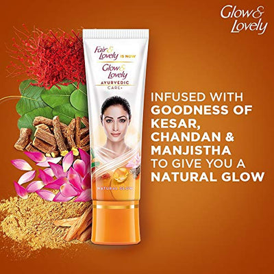 Glow & Lovely Natural Face Cream Ayurvedic Care+, 50 g