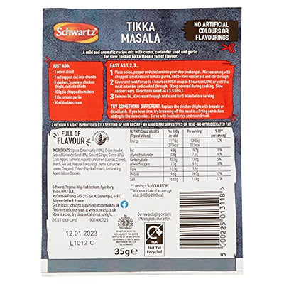 Schwartz Slow Cook Tikka Masala, 35g