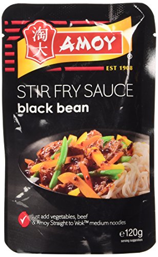 Amoy Aromatic Black Bean Stir Fry Sauce 120 g (Pack of 12)