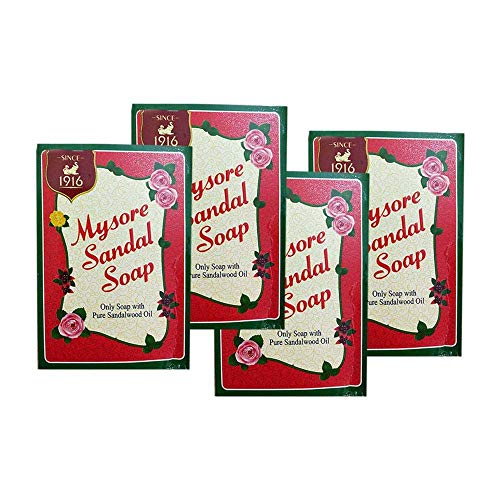 Mysore Sandal Soaps Pack Of 4 -75 Gr. Bars