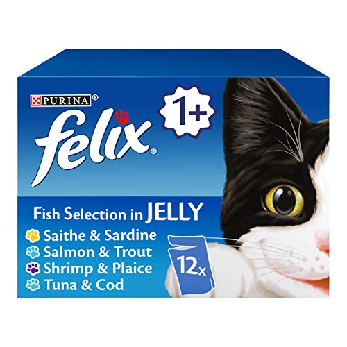 Felix Cat Food Fish Selection in Jelly, 12 x 100g