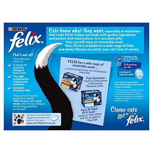 Felix Cat Food Fish Selection in Jelly, 12 x 100g