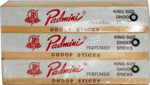 Padmini Perfumed Dhoop Sticks - King Size - 10 Sticks x 12 Packets